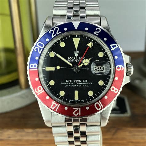 rolex gmt vintage pepsi|rolex gmt master pepsi bezel.